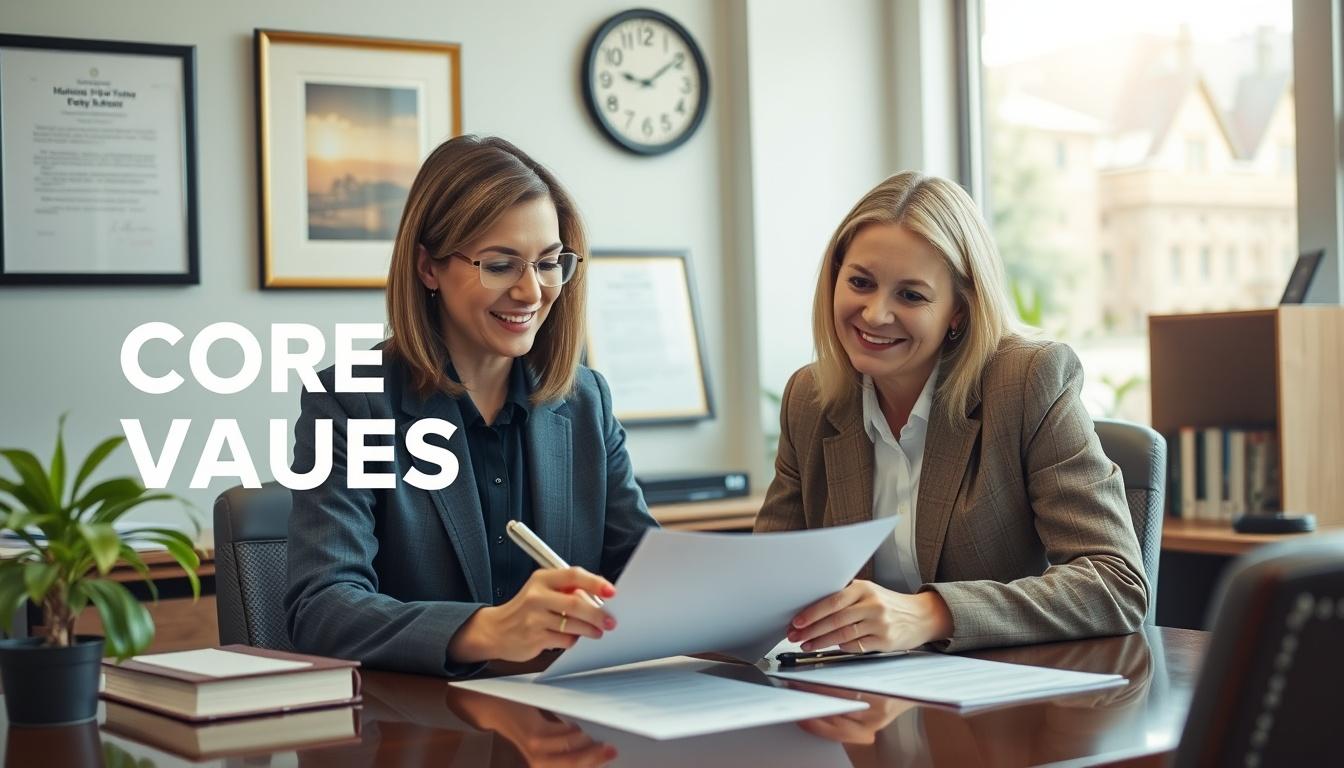 About values main image